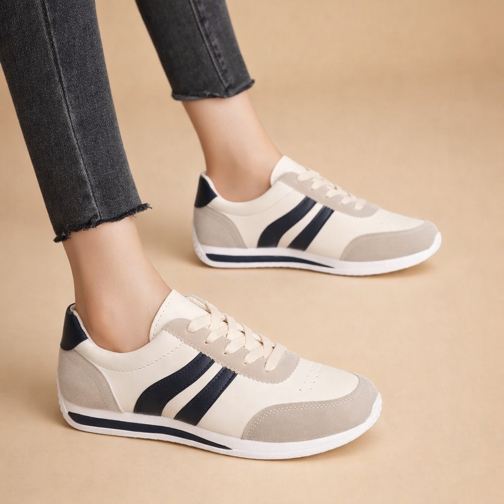 Czerwone damskie buty do chodzenia, niezwykle wygodne i lekkie. Oddychające obuwie sportowe na co dzień.
