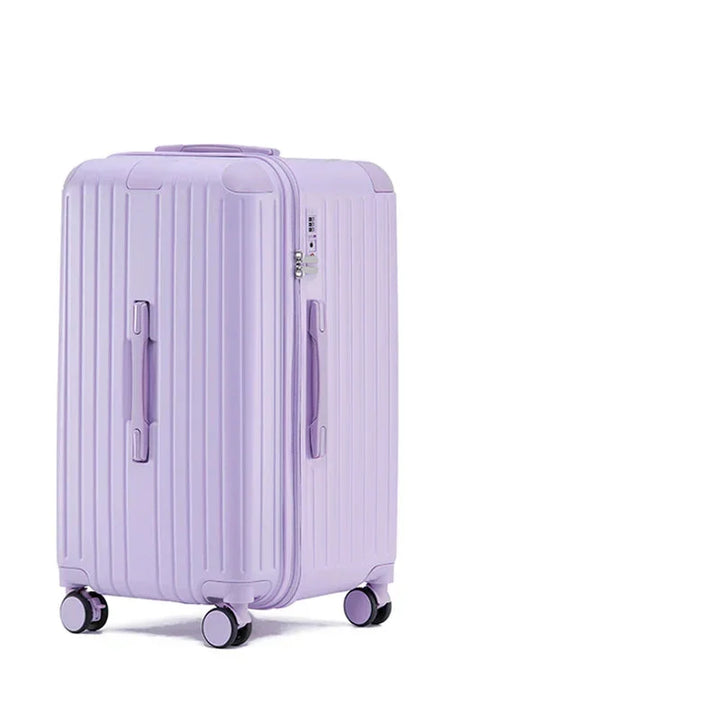 Elegancka walizka Milano Voyager. Twardy bagaż z wytrzymałego materiału, podkreślający luksus i nowoczesny design.