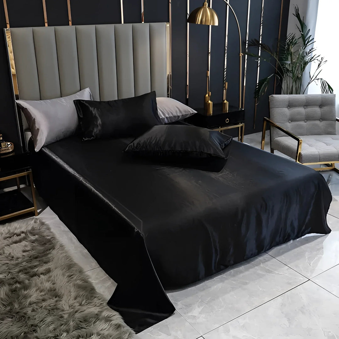 Luksusowy komplet pościeli premium do sypialni, zapewniający elegancki styl i niezrównany komfort snu.