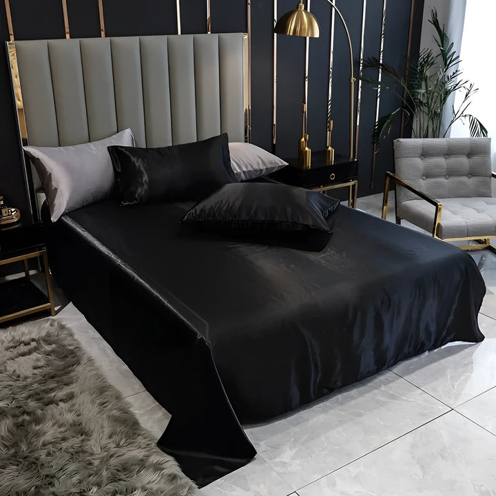 Luksusowy komplet pościeli premium do sypialni, zapewniający elegancki styl i niezrównany komfort snu.