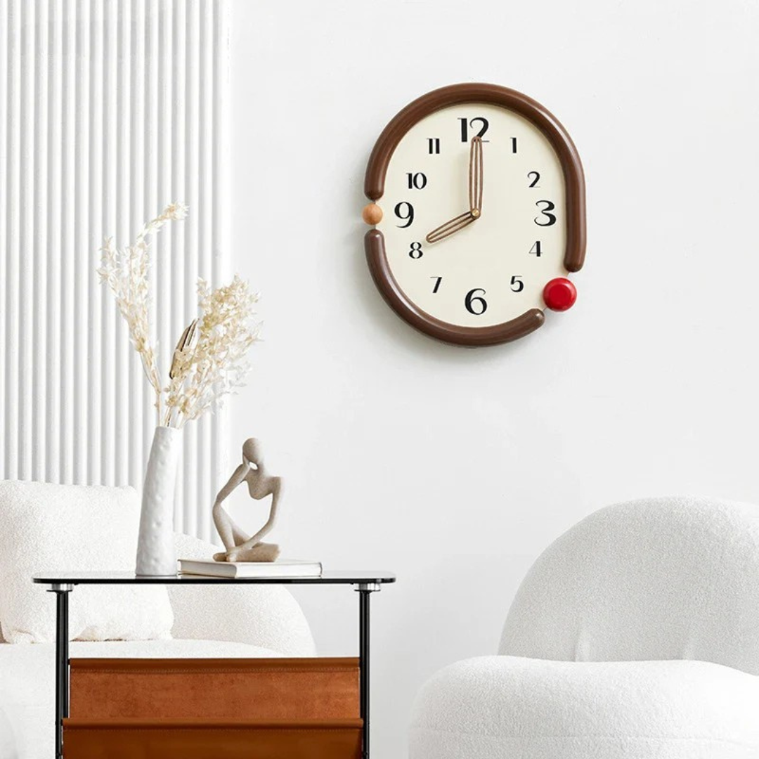 Elegancki zegar ścienny akrylowy, minimalistyczny design, pasujący do nowoczesnych wnętrz. Cichy mechanizm.