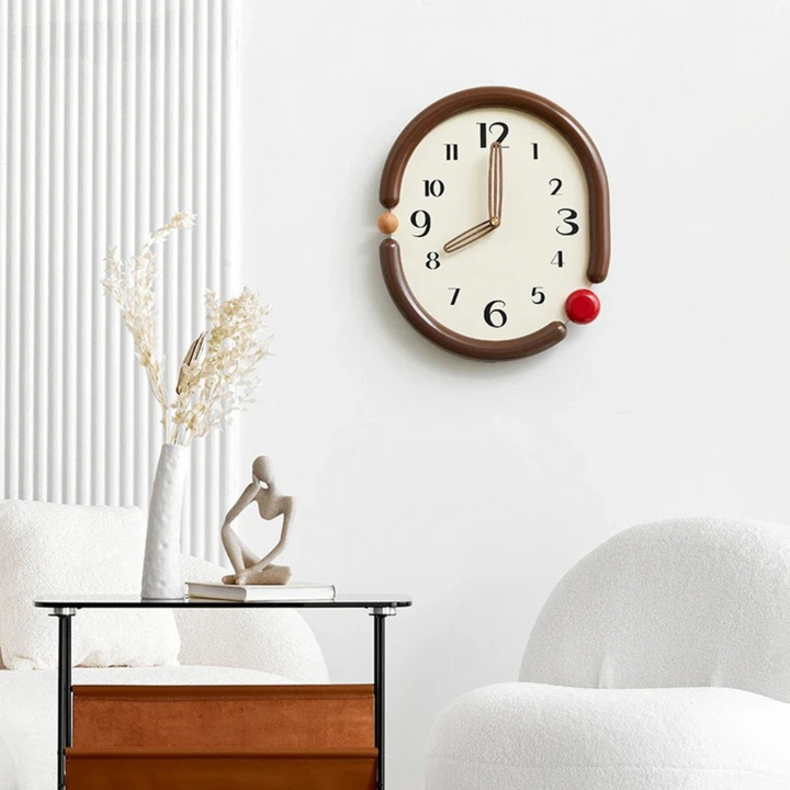 Elegancki zegar ścienny akrylowy, minimalistyczny design, pasujący do nowoczesnych wnętrz. Cichy mechanizm.