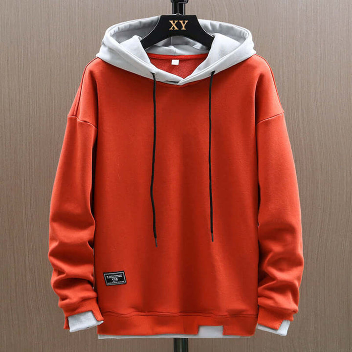 Męska bluza oversize z kapturem, idealna do streetwearu, w modnym casualowym stylu dla komfortu.