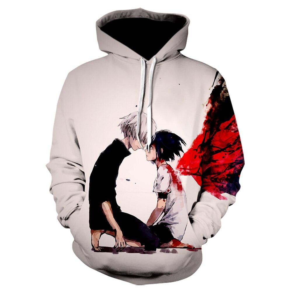Modna męska bluza z kapturem anime. Dynamiczny nadruk postaci z mangi, świetna do stylizacji casual i fandom.