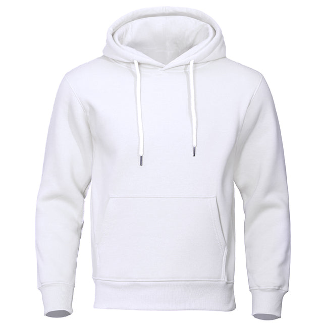 Stylowa męska bluza z kapturem. Ciepła, luźna, komfortowa na jesień, zimę i streetwear.