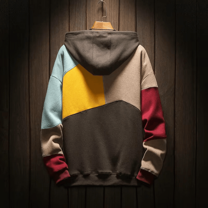 Komfortowa męska bluza hoodie z kapturem i praktyczną kieszenią. Idealna na co dzień i chłodne dni.
