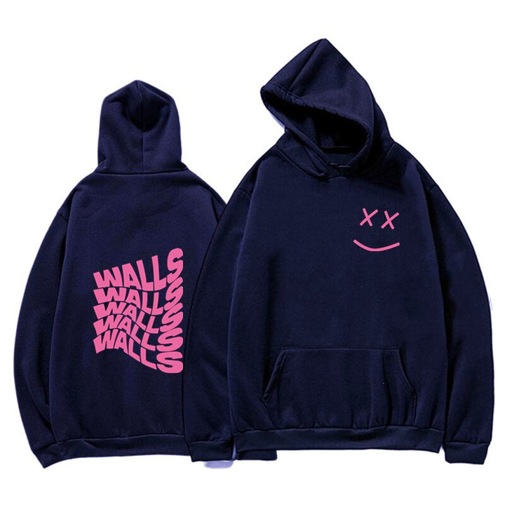 Casualowa męska bluza z kapturem, idealna do streetwearu. Wygodna, z modnym nadrukiem i praktyczną kieszenią kangurką.