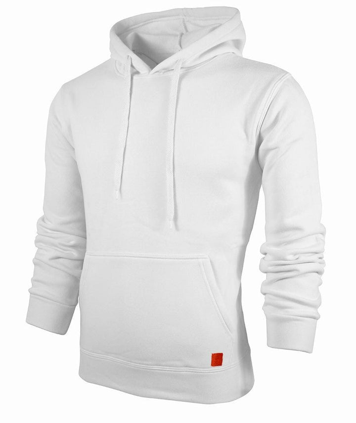 Męska bluza z kapturem w odcieniu zieleni. Nierozpinana, komfortowa, casualowa moda męska.