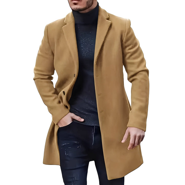 Klasyczna męska kurtka idealna do biznesowego stylu. Wygodna odzież wierzchnia dla eleganckiego mężczyzny.