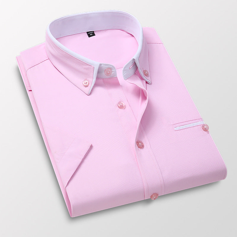 Stylowa męska koszula casualowa slim fit. Niezbędna do letniej mody męskiej, świetny look.
