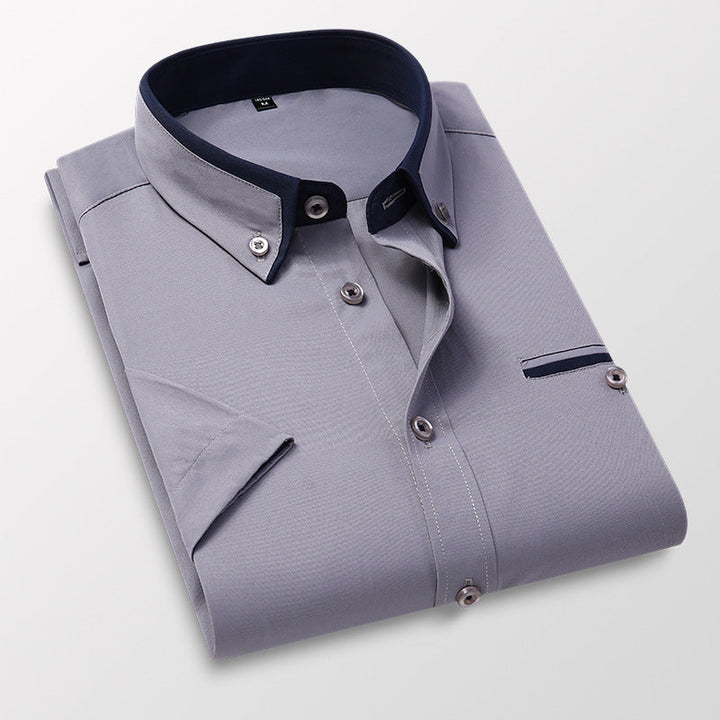 Męska koszula casualowa slim fit. Elegancki casual, idealna na lato i wakacje, uniwersalna.