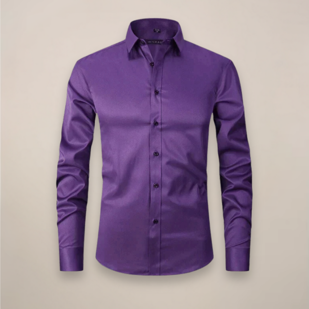 Męska koszula Michał slim fit z krawatem, idealna do biura, styl formalny.
