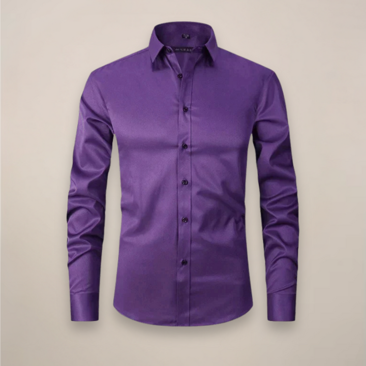 Męska koszula Michał slim fit z krawatem, idealna do biura, styl formalny.
