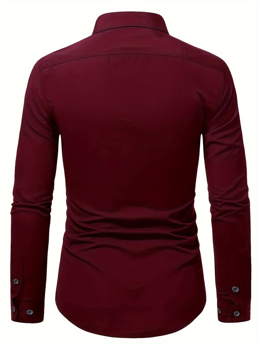 Wygodna męska koszula slim fit z długim rękawem, elegancka, do pracy i na ważne wydarzenia.