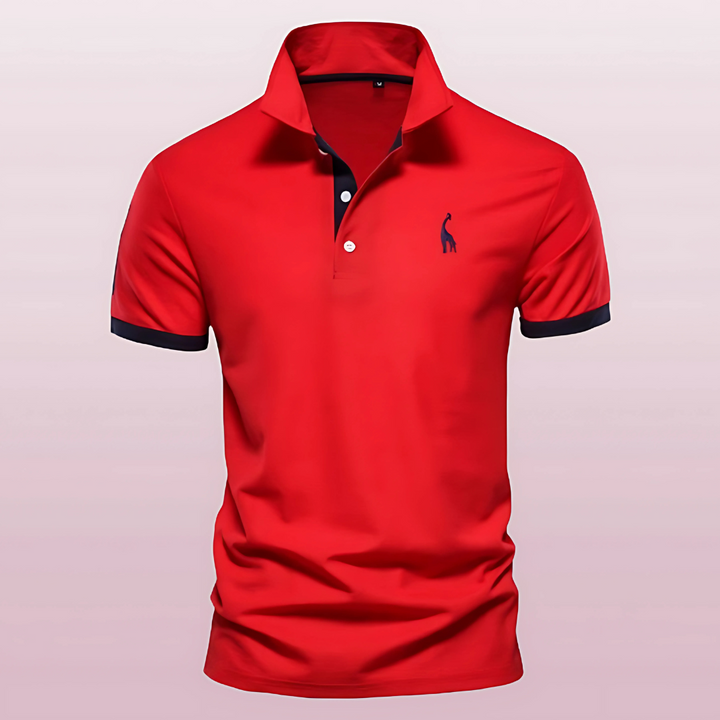 Elegancka, a zarazem casualowa męska koszulka polo, podkreślająca styl.