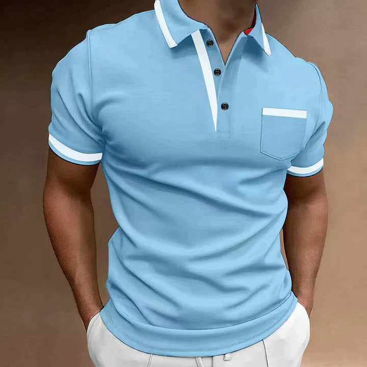 Męska koszulka polo Dominik - wygodna, elegancka, idealna na każdą okazję