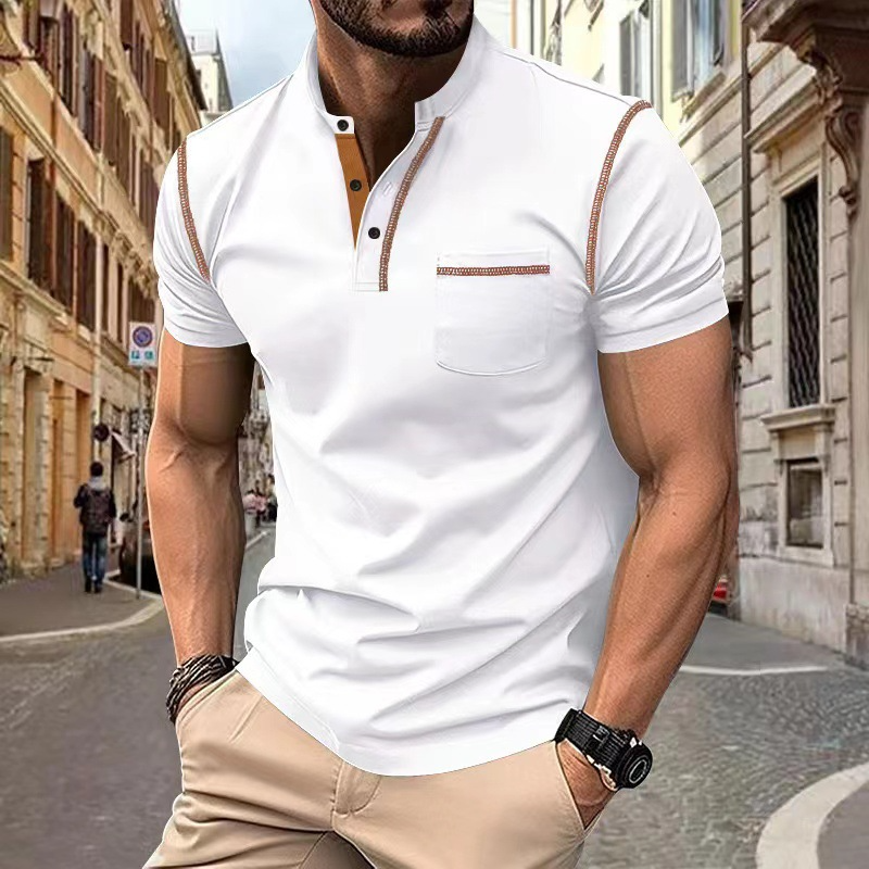 Stylowa męska koszulka polo, uniwersalna na każdą okazję. Klasyczna wygoda i moda męska.