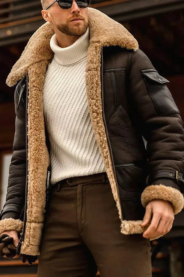 Elegancka kurtka męska Amadeo. Wielosezonowa odzież męska, modna i wygodna, perfekcyjna na chłodne dni.
