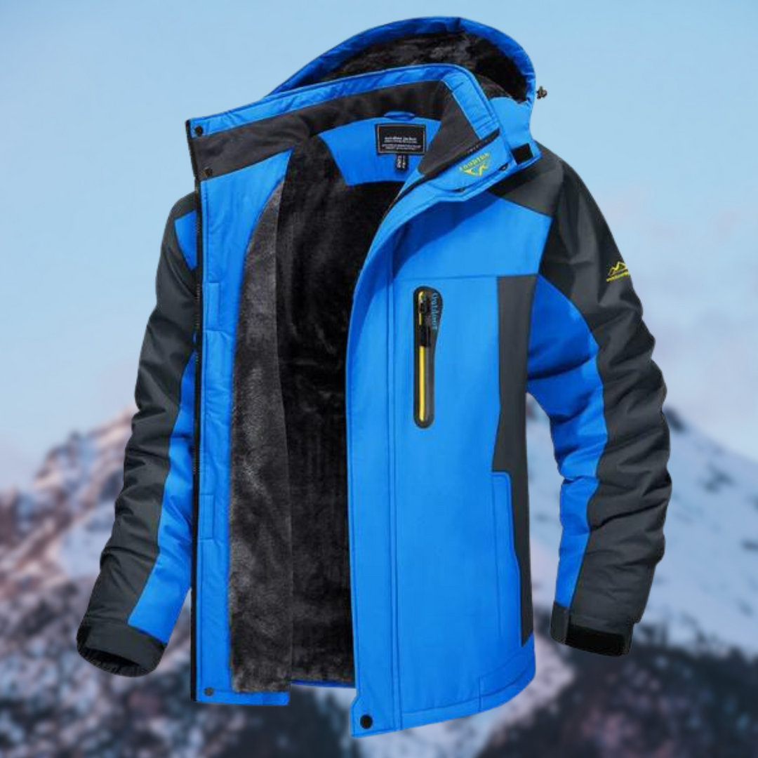 Funkcjonalna męska kurtka outdoor, ocieplana, zapewniająca komfort w zimie. Modna odzież na każdą pogodę.
