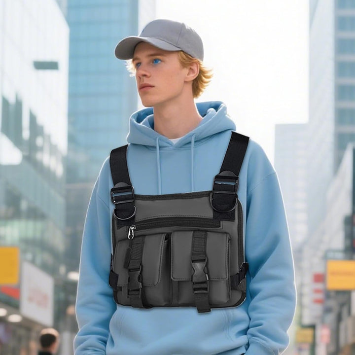 Męska kamizelka biegowa Dravon, streetwear, na codzienne aktywności i bieganie po mieście.