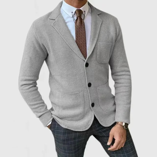 Komfortowa marynarka męska Rafał. Wygodny blazer casual, idealny do stylizacji na co dzień i jesień/zimę.