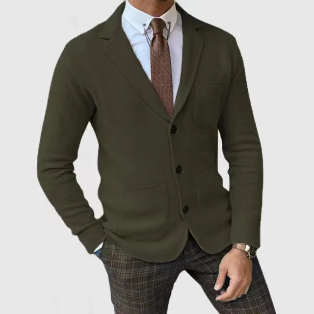 Wyjątkowy styl z marynarką męską Rafał. Blazer smart casual, niezbędny element mody męskiej jesień/zima.