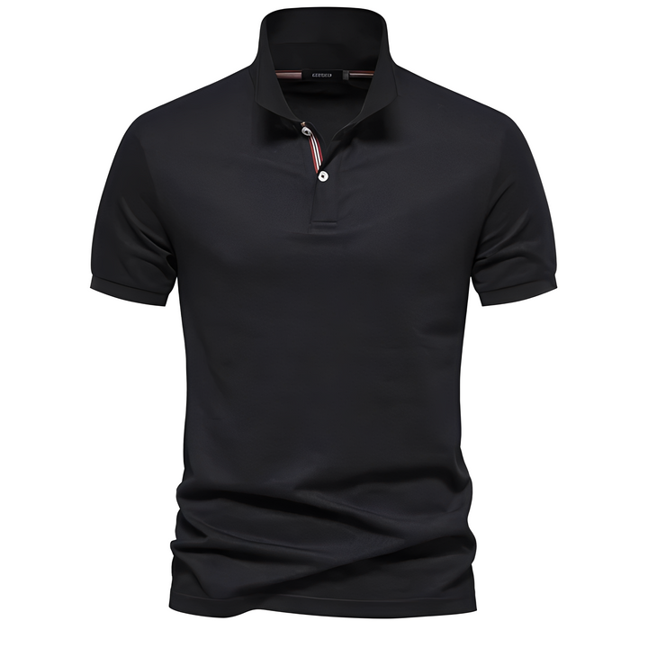 Uniwersalna męska koszulka polo z krótkim rękawem, do noszenia na co dzień, moda męska, styl casual.