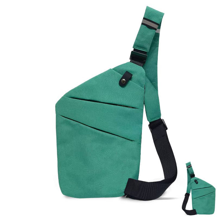 Praktyczna nerka męska crossbody z regulowanym paskiem, dla idealnego dopasowania i wygody noszenia.