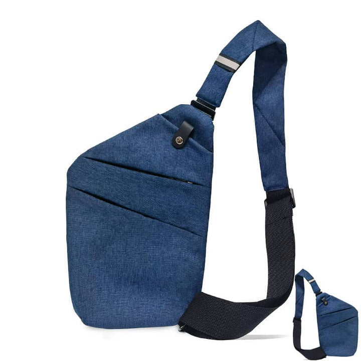 Elegancka czarna torba crossbody męska, uniwersalny dodatek do każdej stylizacji miejskiej i podróżnej.
