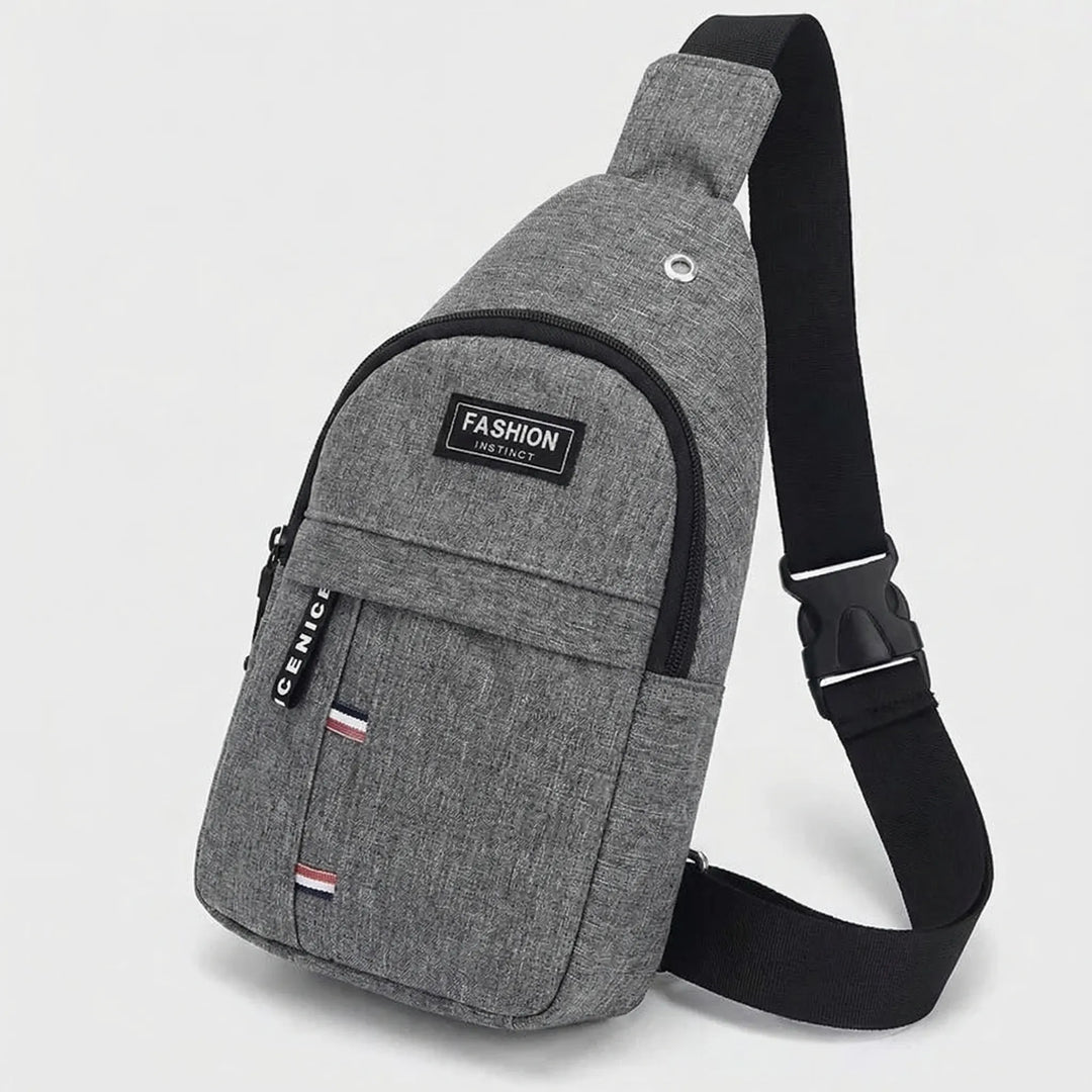 Wodoodporna męska torba crossbody, saszetka podróżna z organizerem, świetna na piesze wycieczki.