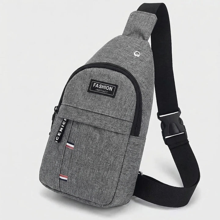 Wodoodporna męska torba crossbody, saszetka podróżna z organizerem, świetna na piesze wycieczki.