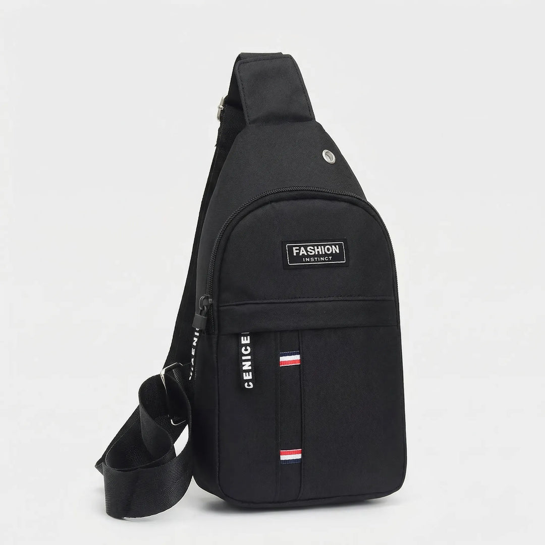 Męska sportowa torba crossbody, wodoodporna saszetka na ramię, praktyczny organizer, do podróży i aktywności.