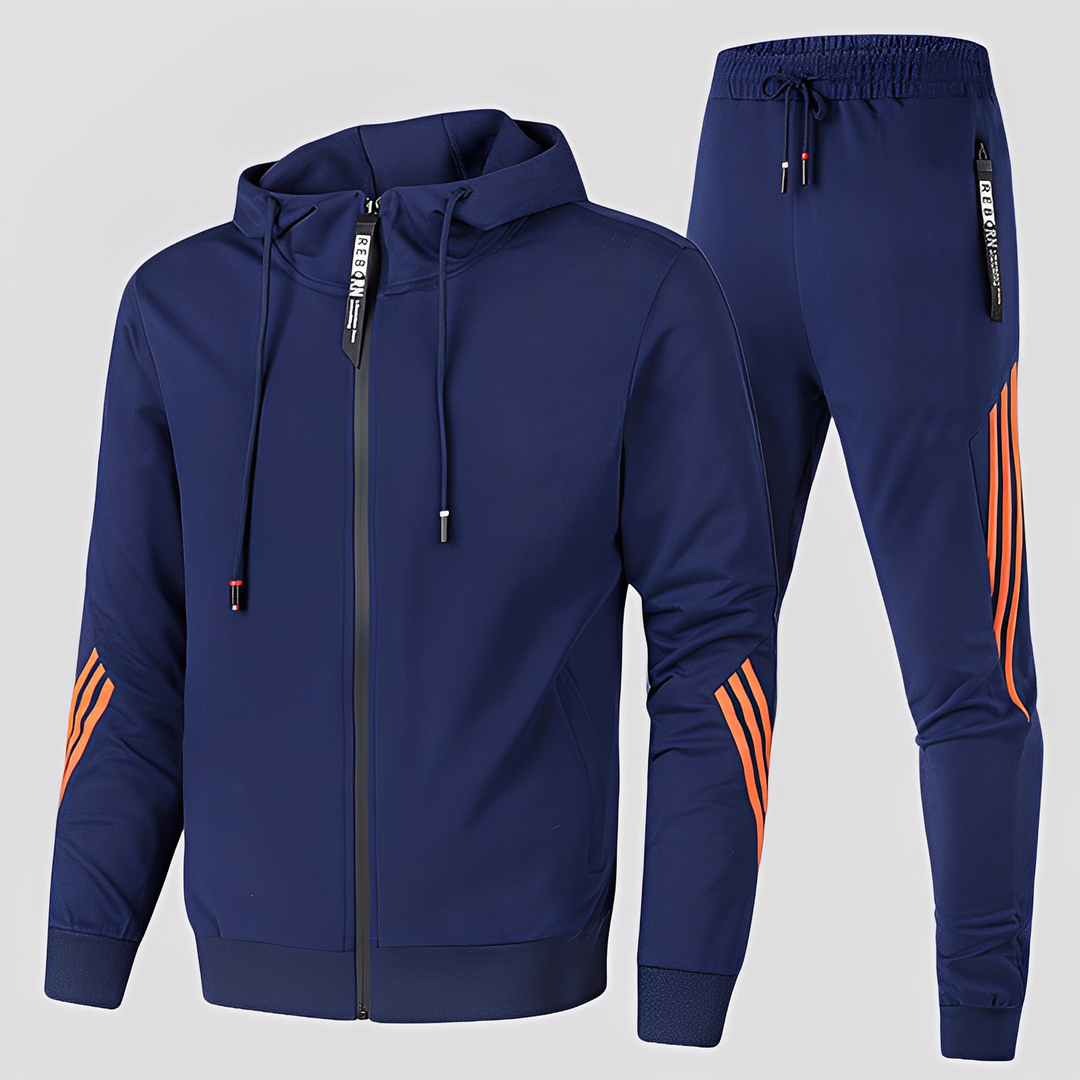 Modny męski dres Kolton, idealny na trening i aktywność sportową.