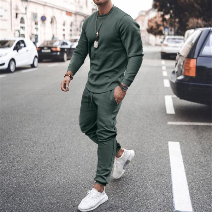 Męski dres zimowy Luka, wygodny komplet sportowy. Idealny na chłodne dni, styl casual i streetwear.