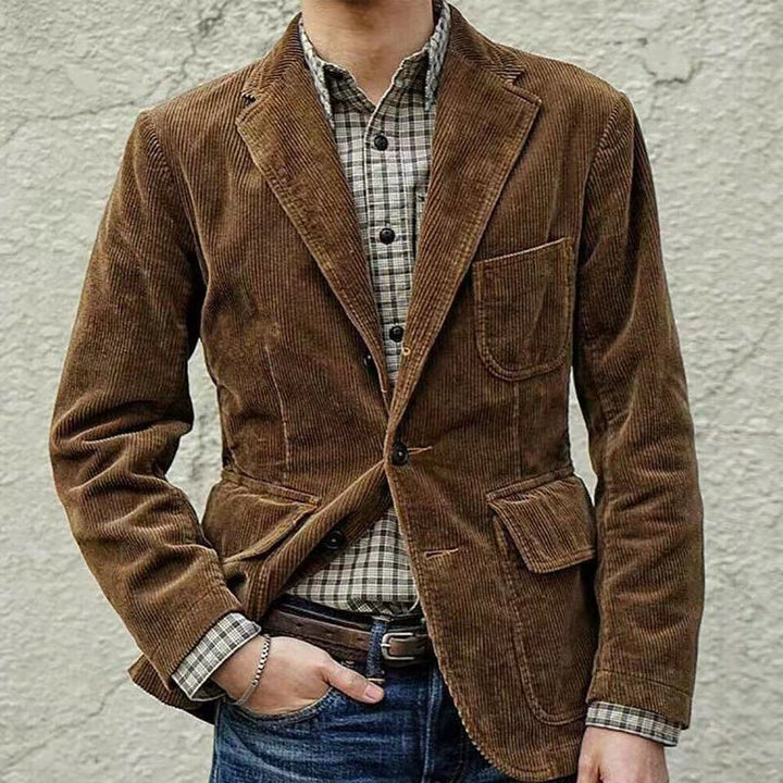 Elegancka męska kamizelka, element klasycznego zestawu z marynarką. Stylowy dodatek na jesień i zimę.