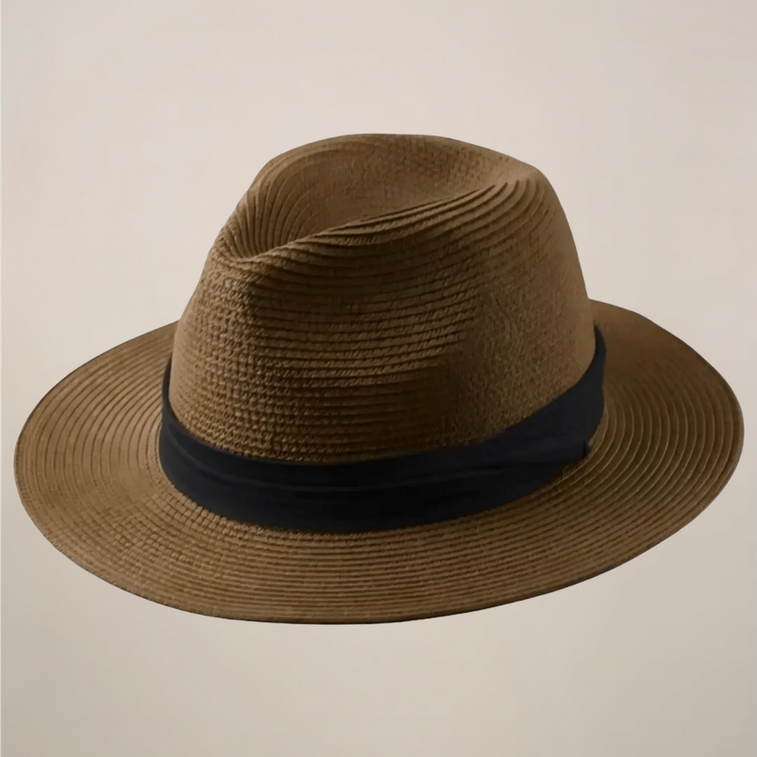 Elegancki kapelusz męski Panama Kamil. Stylowy dodatek na lato, wakacje i modne casualowe wyjścia.