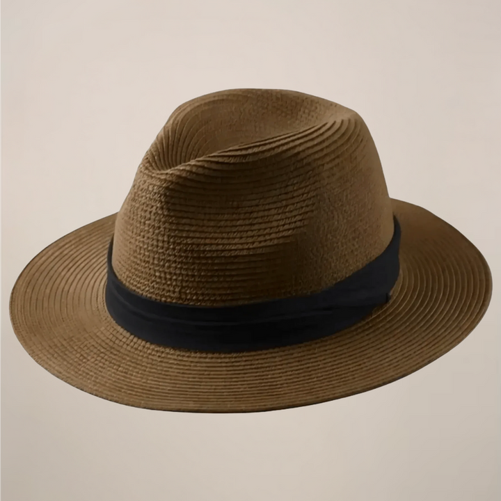 Elegancki kapelusz męski Panama Kamil. Stylowy dodatek na lato, wakacje i modne casualowe wyjścia.
