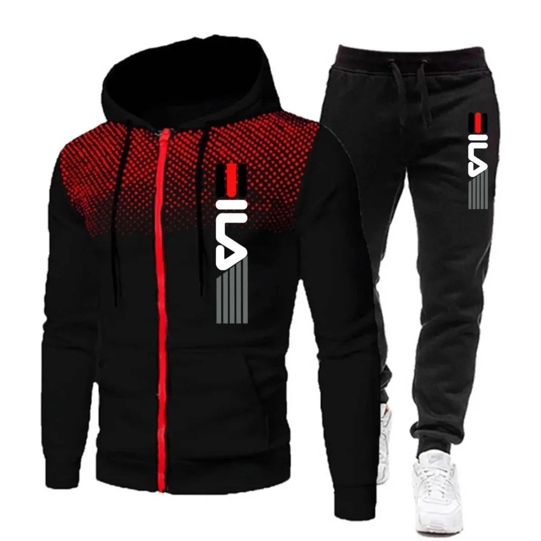 Nowoczesne spodnie jogger z męskiego dresu. Komfortowe, idealne na co dzień i streetwear.