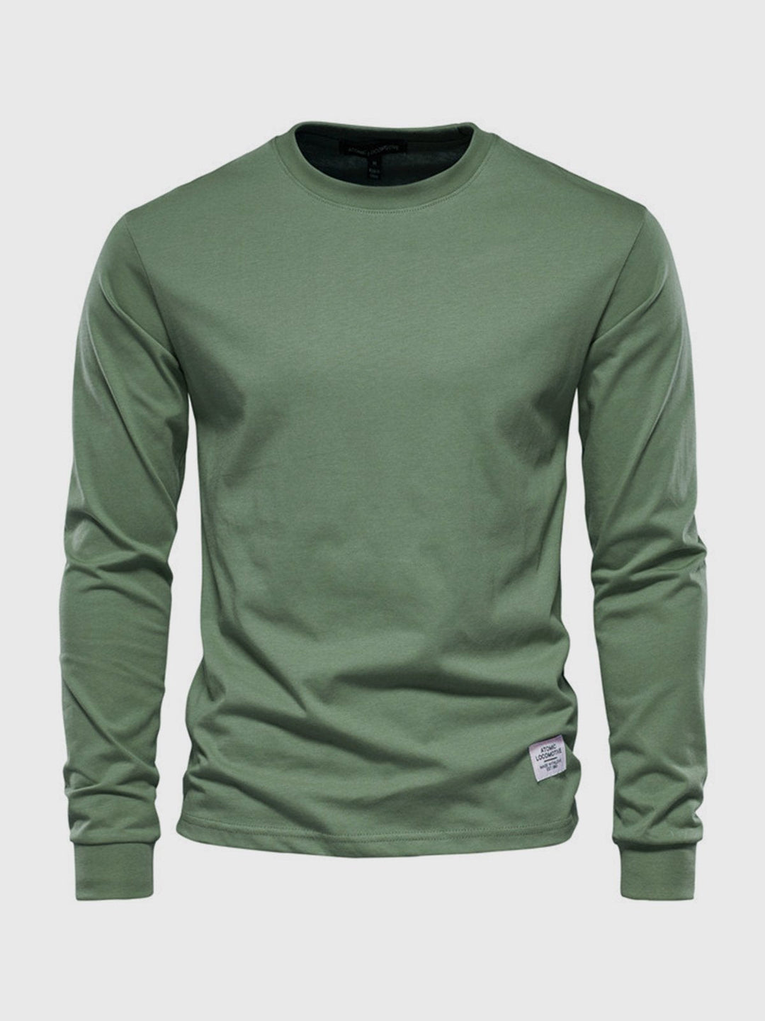 Męski longsleeve - gładka koszulka z długim rękawem dla męskiej mody, idealna na co dzień i casual.