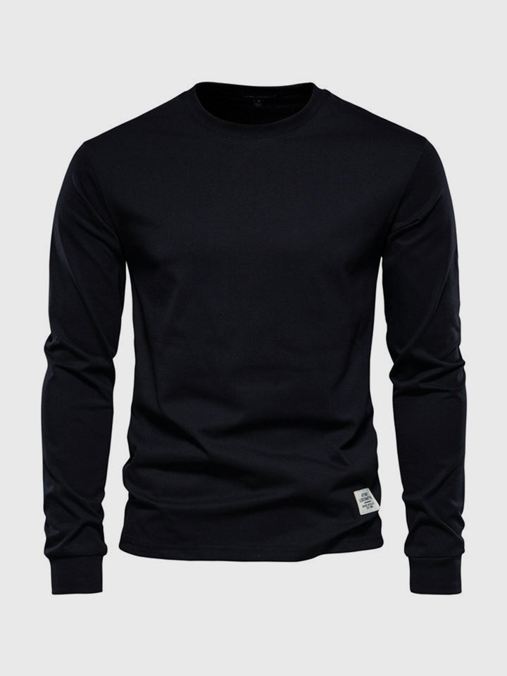 Wygodna koszulka z długim rękawem, uniwersalny longsleeve męski do stylizacji codziennych i na jesień.