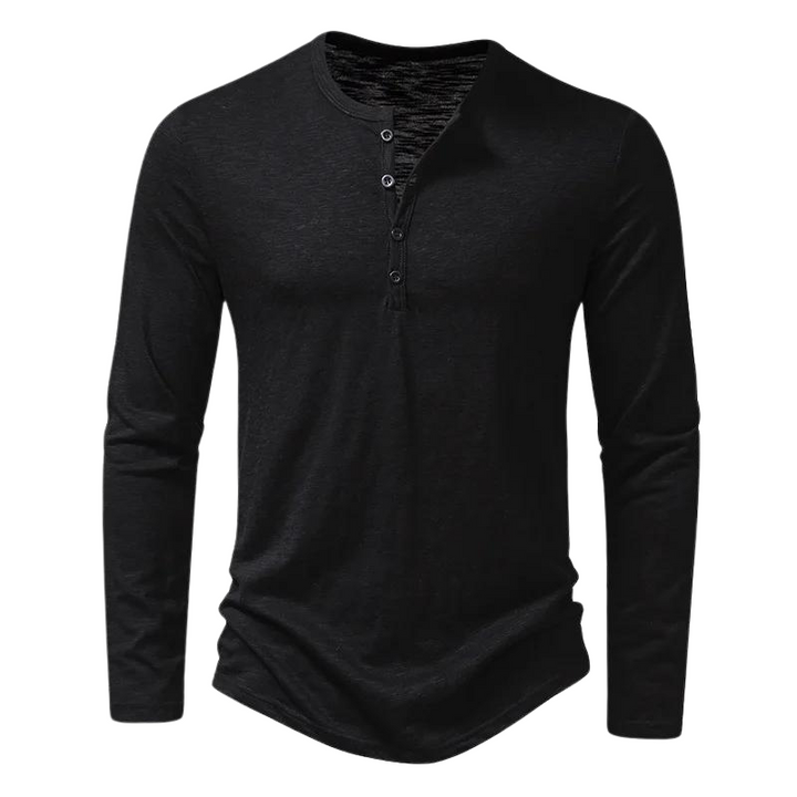 Wygodny męski longsleeve z długim rękawem i zapinanym dekoltem. Idealny do casualowych stylizacji.