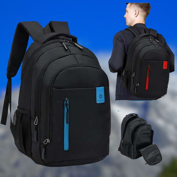Męski plecak wodoodporny 20-35L, idealny do miasta i podróży. Funkcjonalny, z miejscem na laptopa.
