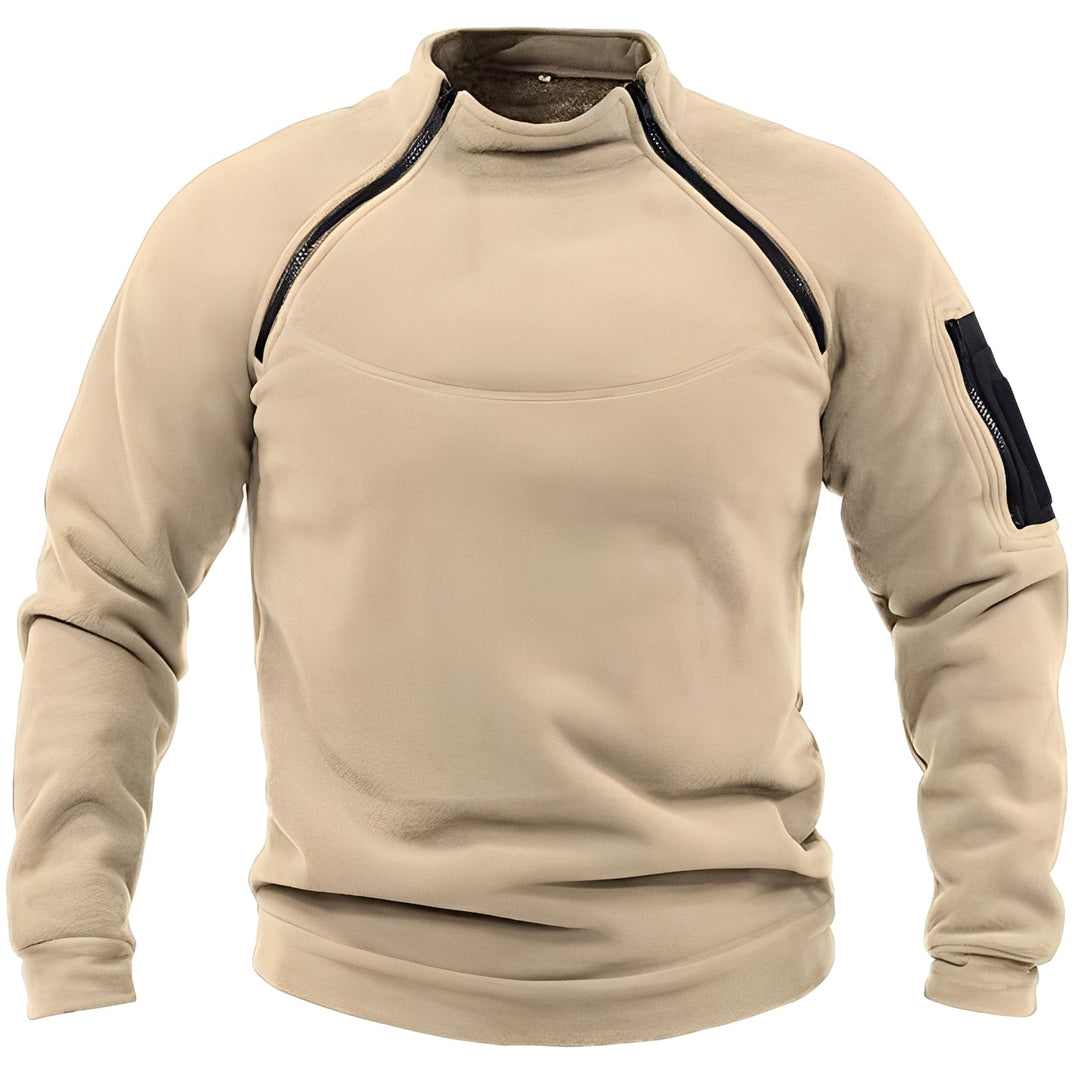 Męski polar sportowy z zamkiem, idealny na aktywny dzień. Ciepła bluza męska na co dzień.