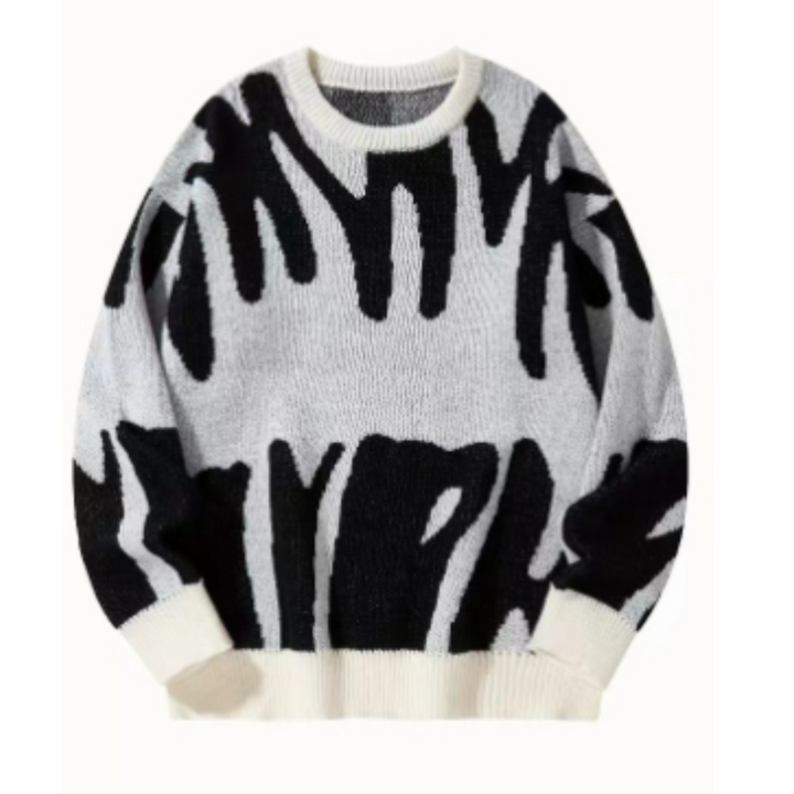 Męski sweter na co dzień, komfortowy i stylowy, idealny do jesiennych i zimowych stylizacji.