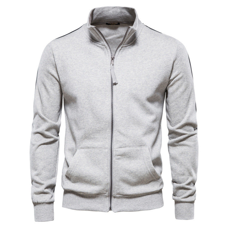 Elegancki sweter męski Rayner. Casualowy sweter z półgolfem i kieszeniami, idealny do stylizacji na jesień/zimę.
