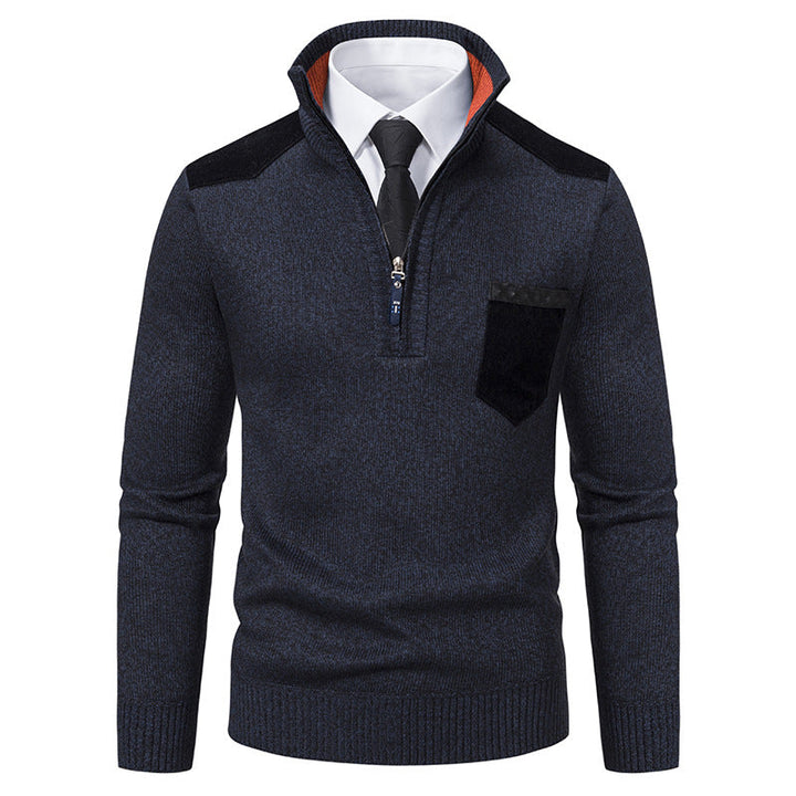 Sweter męski retro o swobodnym kroju, oversize. Niezbędny element jesiennej i zimowej garderoby męskiej. Komfort i styl.