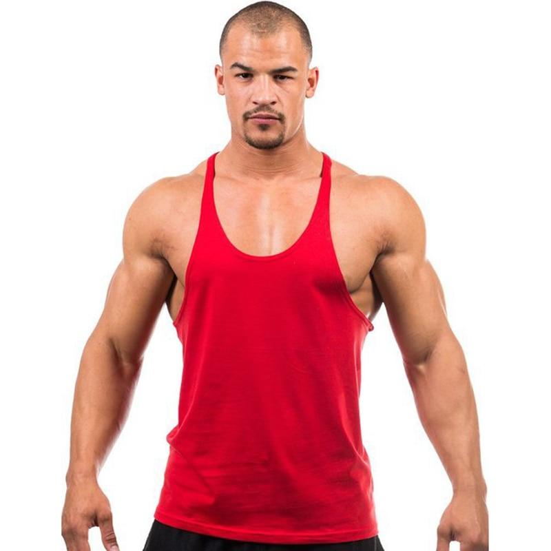 Minimalistyczny męski tank top jednokolorowy. Wygodna koszulka na lato, idealna do sportu i na co dzień.