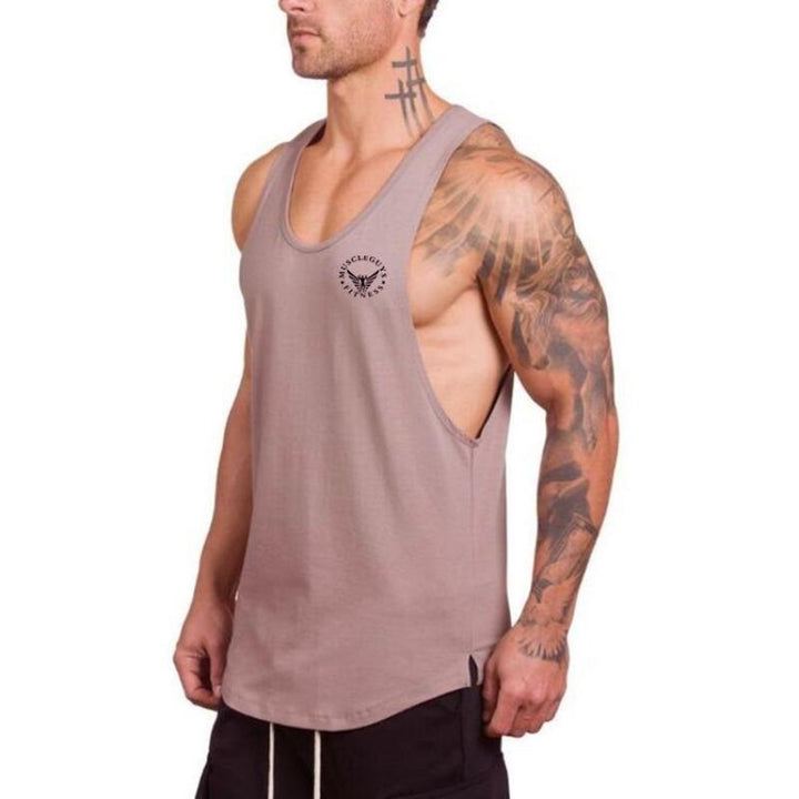 Męski tank top luźny krój, idealny na lato. Wygodna koszulka męska, basic w casualowym stylu.