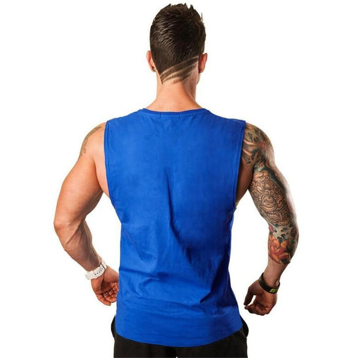 Męski tank top Supermana na trening. Modny krój, idealny na siłownię, bieganie i inne aktywności sportowe.