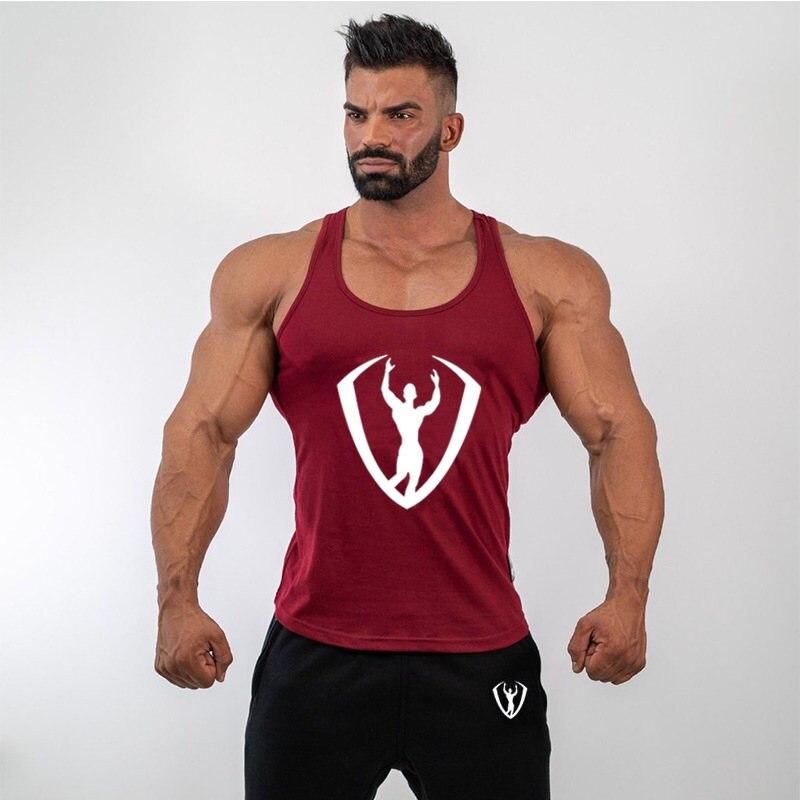 Komfortowy męski tank top z nadrukiem, idealny na co dzień i lato. Modny krój, przewiewny materiał.